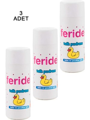 Feride Serpme Talk Pudrası 75 Gr. 3 Adet