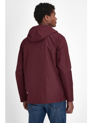 Barbour Hooded Domus Ceket RE91 Bordeaux