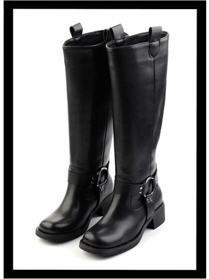 Bambi Siyah  Kadın Çizme K03156203609