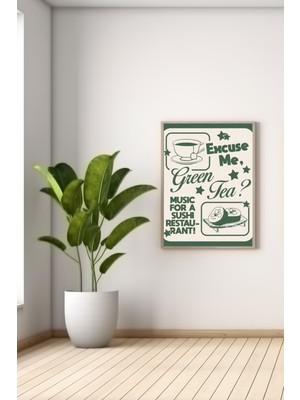 Bs Baskı A3 Green Tea? Baskılı Poster