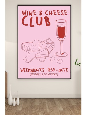 Bs Baskı A3 Wıne&cheese Baskılıposter