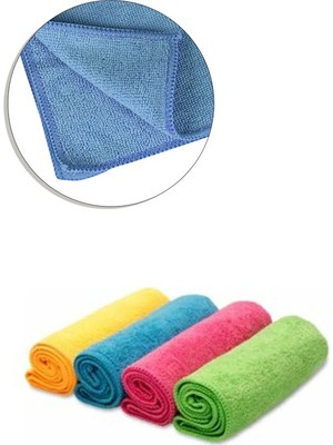 Mikrofiber Temizlik Bezi Seti - 30 x 40 cm 4 Adet