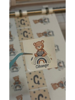 Butik Sosyetik Çikolata Etiketi 3,8x3,8 cm 54 Adet