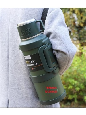 Pazar Anatolia Safe Paslanmaz Çelik 3.2 Litre Kamp Termosu