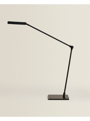 Zara Home Metal LED Masa Lambası   (16  x  67  x  45.7  cm ) Yikanmiş Si?yah