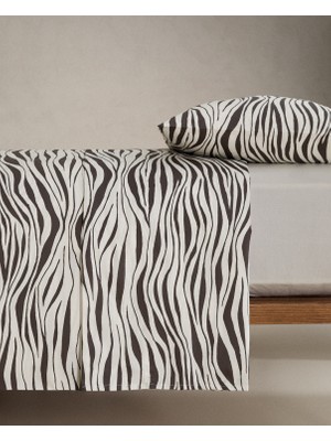 Zara Home Leopar Desenli Nevresim   (240  x  220  cm ) Kahverengi?