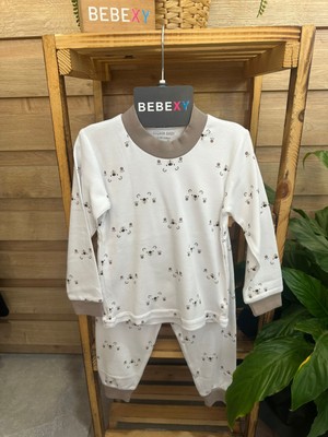 Ayıcık Desenli Bebek Pijama Takımı