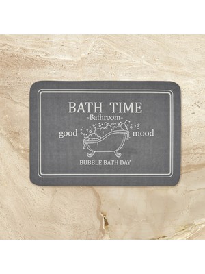 Evidea Soft Bath Time Sihirli Banyo Paspası - Beyaz - 50 x 70  cm