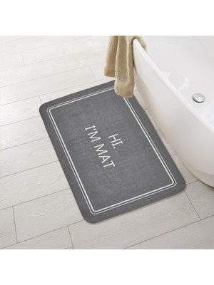 Evidea Soft Mat Sihirli Banyo Paspası - Lacivert - 50 x 70  cm