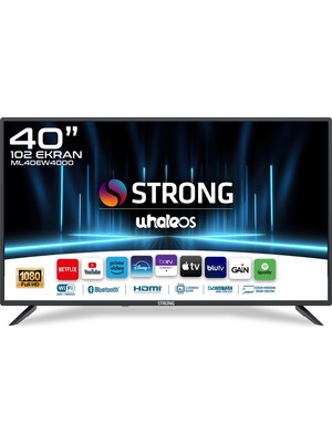Strong ML40EW4000 40'' 102 Ekran Uydu Alıcılı Full HD Smart LED TV