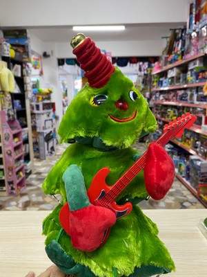 Galapars Şarkı Söyleyen Dans Eden Peluş Yılbaşı Ağacı Gitar Çalan (Usb Li)