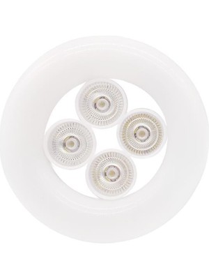 Rohs KK-902 E27 Duy 48 Watt Beyaz 4'lü Ufo LED Lamba