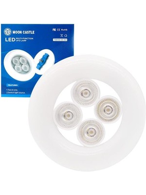 Rohs KK-902 E27 Duy 48 Watt Beyaz 4'lü Ufo LED Lamba