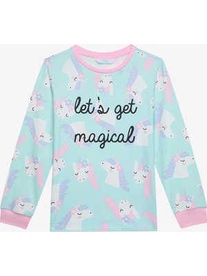 Penti Kız Çocuk Magical Termal Çok Renkli Pijama Takımı