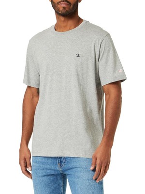 Champion Herren Legacy Basics-S-S Bisiklet Yaka T-Shirt