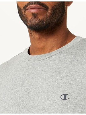 Champion Herren Legacy Basics-S-S Bisiklet Yaka T-Shirt