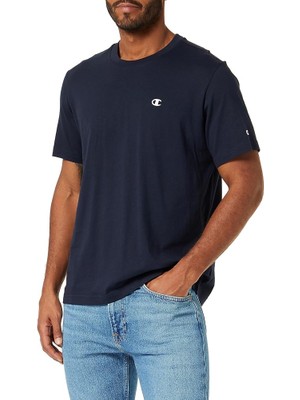 Champion Herren Legacy Basics-S-S Bisiklet Yaka T-Shirt