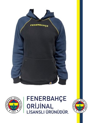 Fenerbahçe Lisanslı Erkek Lacivert Tribün Sweatshırt