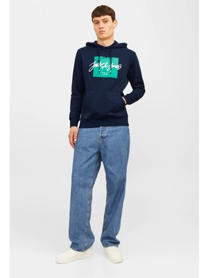 Jack & Jones Tiley Kapüşonlu Erkek Sweat 12256807