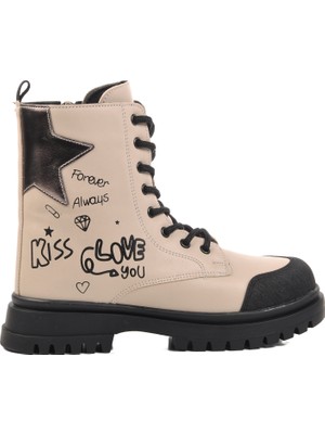 Pepino 1566-F Krem Içi Polarlı Kız Çocuk Bot