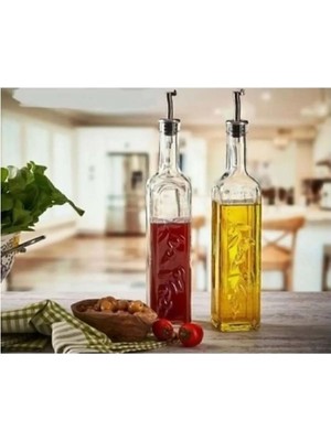 Romans 2'li Yağlık Sirkelik (Zeytinyağı ve Sıvı Yağlık Şişesi)