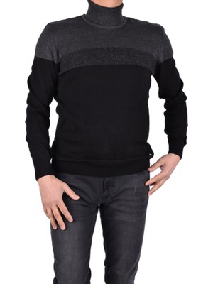 BRNG-21189 Tam Balıkçı Kazak/siyah/l