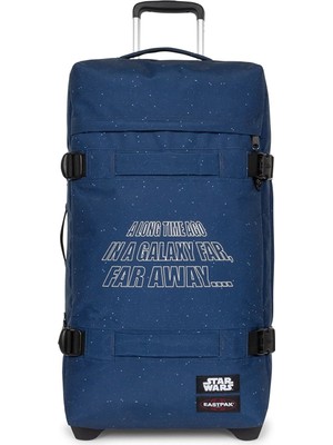 Eastpak 2 Tekerlekli Bavul, Valiz Transıt'r M Sw Stars Navy