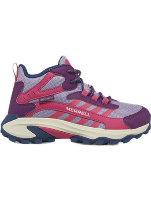 Merrell Moab Speed 2 Mid Waterproof Çocuk Bot Renkli Standart Kalıp Tasarım