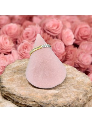 Stainless Steel Rose-Gold-Silver Renkli Çift Taraflı Kullanımlı Çelik Kadın Bileklik