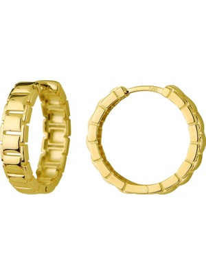 goldkupe 14 Ayar Altın Halka Küpe 5,35 gr