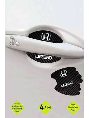 Kocamın Tasarımı Honda Legend Modeline Uygun Karbon Çizik Önleyici Kapı Içi Koruma ve Şıklık Takımı Legend Yazılı