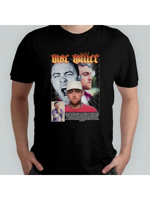 Pixxa Mac Miller %100 Pamuklu Bisiklet Yaka T-Shirt Model 3