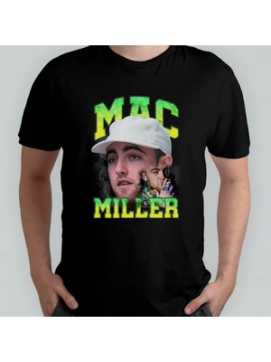 Pixxa Mac Miller %100 Pamuklu Bisiklet Yaka T-Shirt Model 4