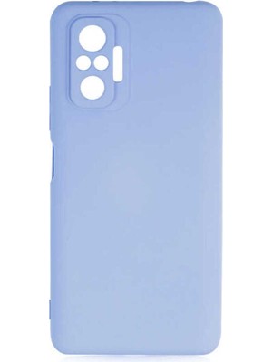 Xiaomi Redmi Note 10 Pro Kılıf Kadife Lansman Soft Yumuşak Liquid Silikon Kamera Korumalı Mara