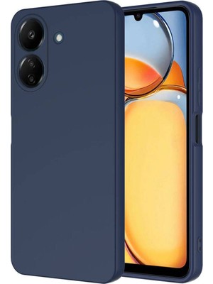 Fibaks Xiaomi Redmi 13C Kılıf Kamera Çıkıntılı Içi Kadife Lansman Yumuşak Dokulu Silikon Kapak