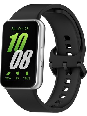 Fibaks Samsung Galaxy Fit 3 Uyumlu Renkli A+ Kalite Kordon Kayış Bileklik Klasik Kaliteli Silikon