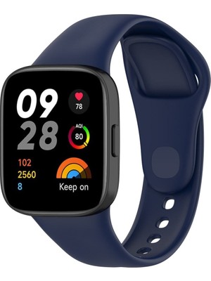 Fibaks Xiaomi Redmi Watch 3 Kordon Akıllı Saat Bileklik Kordonu Yumuşak Silikon Kayış