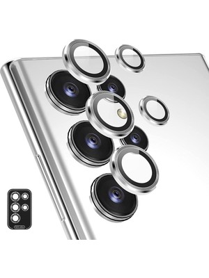 Samsung Galaxy S23 Ultra Kamera Lens Koruyucu Kırılmaz Cam Kaliteyi Bozmaz Temperli Berrak Koruma Cl-07