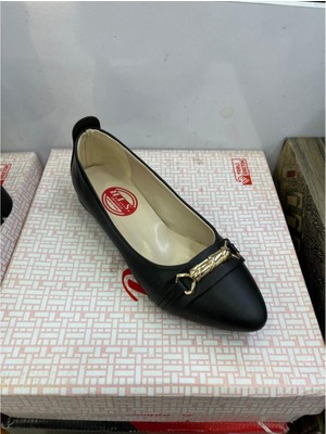 Eymen Shoes Günlük Rahat Kadın Babet, Siyah