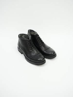 Günlük Içi Kürklü Erkek Botu, Siyah