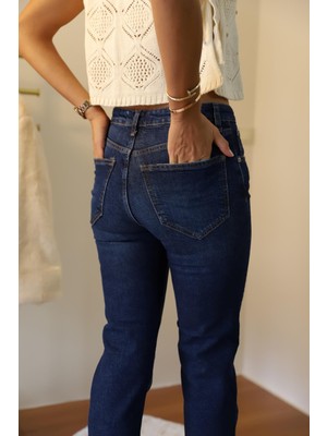 Derya Butik Slim Dark Blue Jean