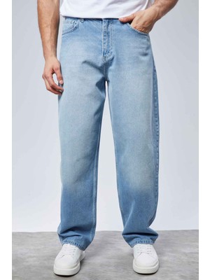 Cedy Denım Erkek Yüksek Bel Baggy Skater Jean