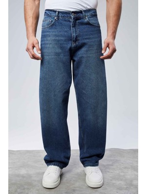 Cedy Denım Erkek Yüksek Bel Baggy Skater Jean