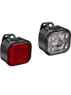 ForteGT Bisiklet Işığı USB Şarjlı LED Ön Arka Set Xbyc 6167