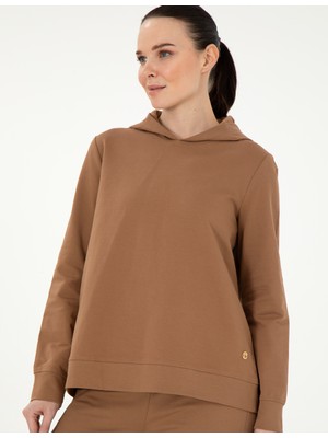 Pierre Cardin Kadın Coconut Oversize Kapüşonlu Sweatshirt 50308067-VR153