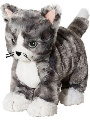 IKEA Lılleplutt Yumuşak Peluş Kedi Oyuncak Gri-Beyaz