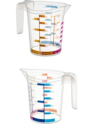 500 ml Ölçü Kabı Banyo Mutfak Sofra Için Pratik Kullanışlı Ölçme Kap