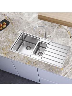 Mutfak Tezgah Üstü Mermer Desen Kendinden Yapışkanlı Folyo Kaplama 70 cm  x 100 cm