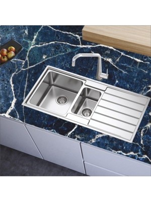 Mutfak Tezgah Üstü Mermer Desen Kendinden Yapışkanlı Folyo Kaplama 70 cm  x 100 cm