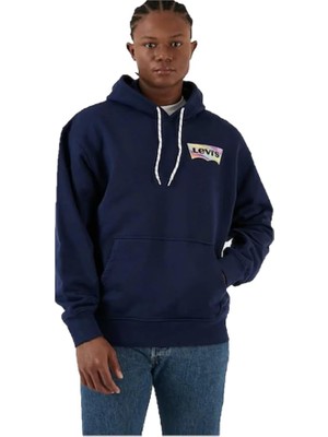 Levi's Relaxed Graphic Hoodie Sweatshirt Erkek A2639-0028